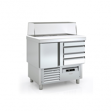 Gastronorm 1/1 Refrigerated Table for Food Preparation MS-C