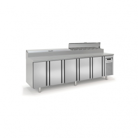 Mesa Refrigerada Preparación Comida Gastronorm 1/1 MEI-70-1/6