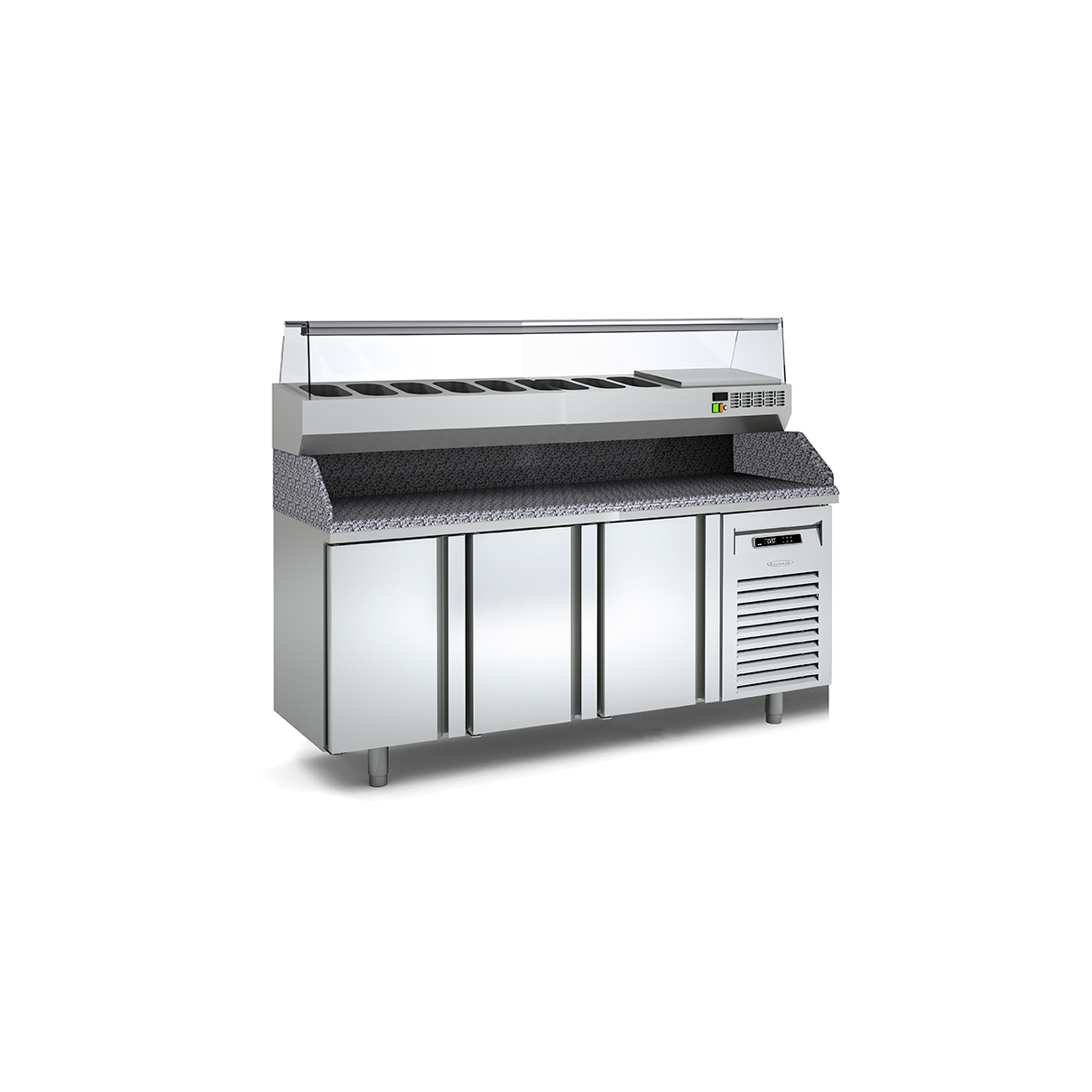 Pizza Refrigerated Table Depth 700 MP-70-R