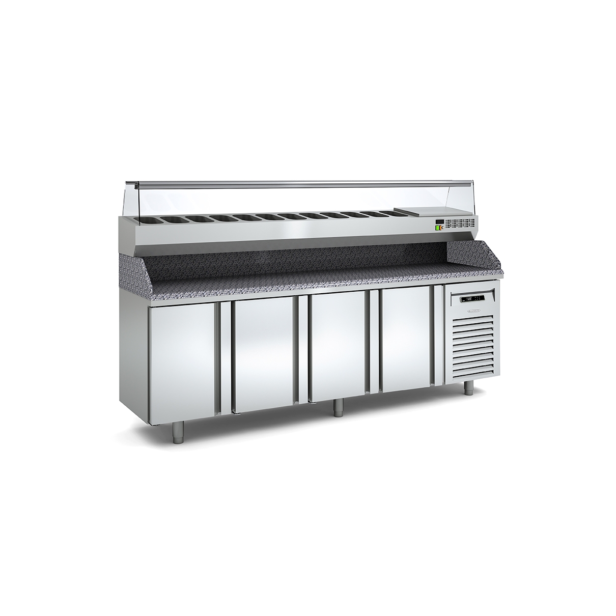 Pizza Refrigerated Table Depth 700 MP-70-R