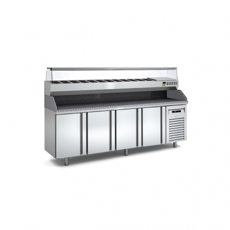 Pizza Refrigerated Table Depth 700 MP-70-R