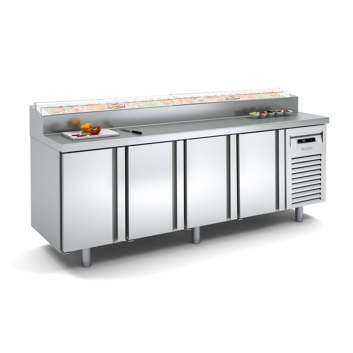 Gastronorm 1/1 Refrigerated Table for Food Preparation MEI-70-1/6