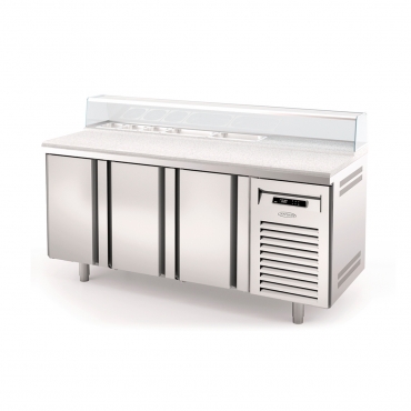 Table Réfrigérée Préparation Alimentaire Grastronorm 1/1...