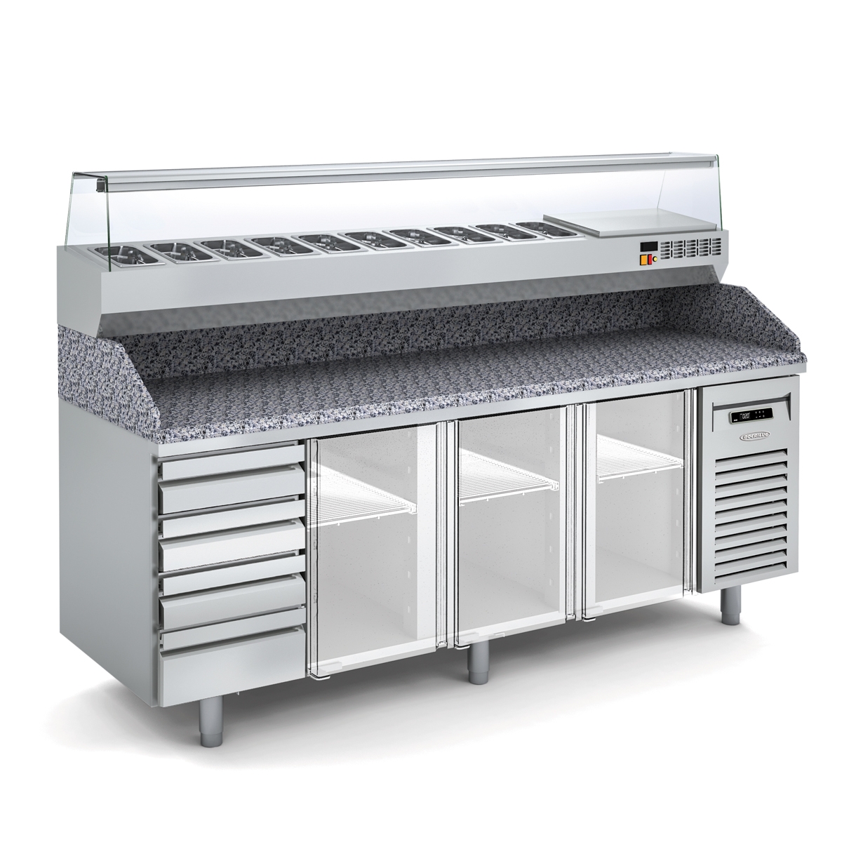 Pizza Refrigerated Table Depth 700 MPC-70