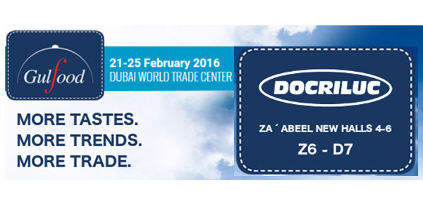 Docriluc strengthens its presence in the international Fair Gulfood 2016